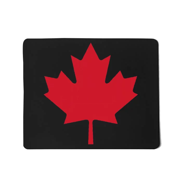 Canadian Flag Red Maple Leaf Canada Day Mousepad