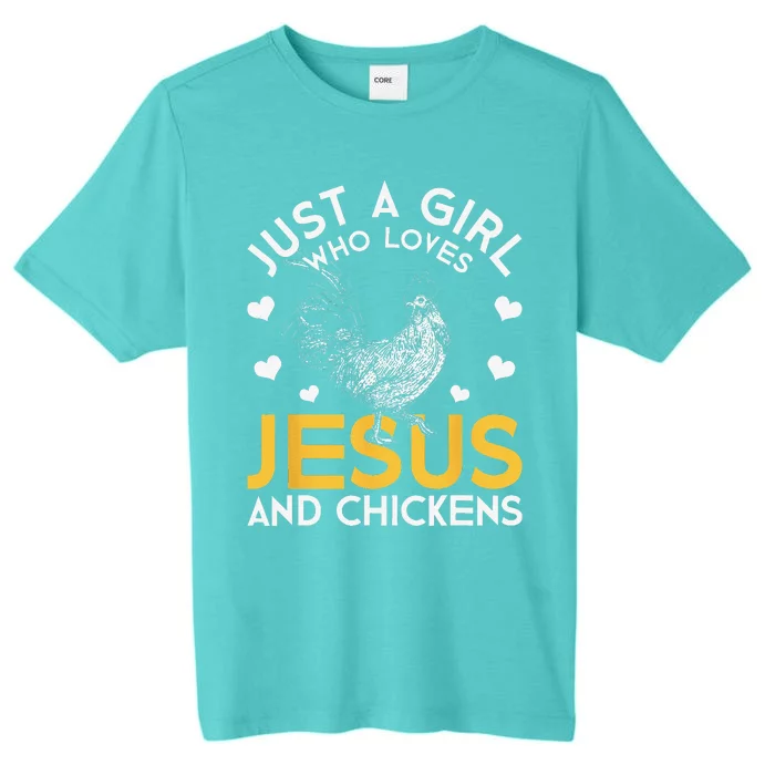 Christian Funny Religious Farmer Gift Jesus ChromaSoft Performance T-Shirt