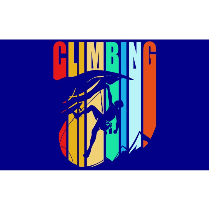 Climber Funny Rock Climbing Gift Bumper Sticker