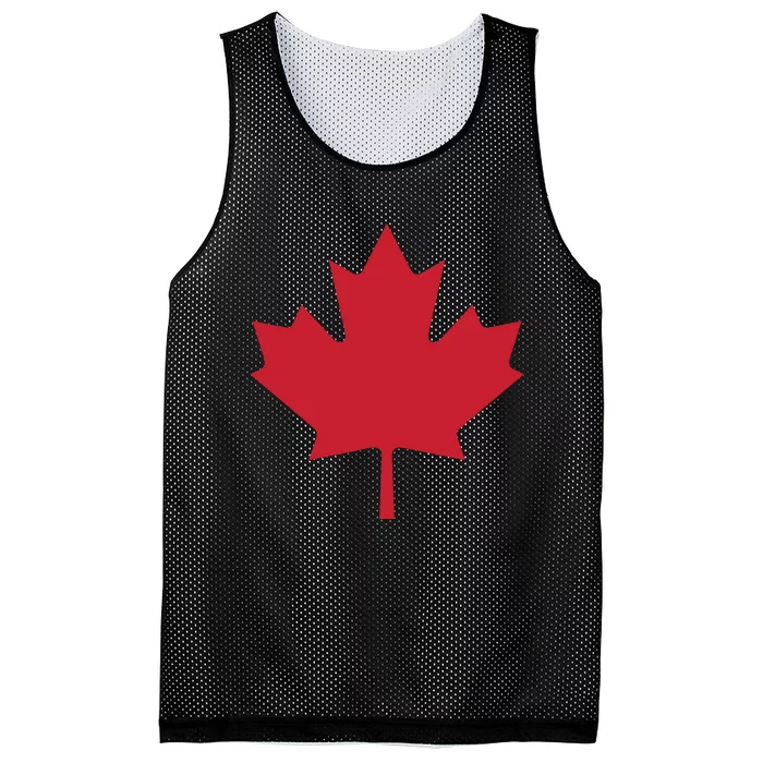 Canadian Flag Red Maple Leaf Canada Day Mesh Reversible Basketball Jersey Tank