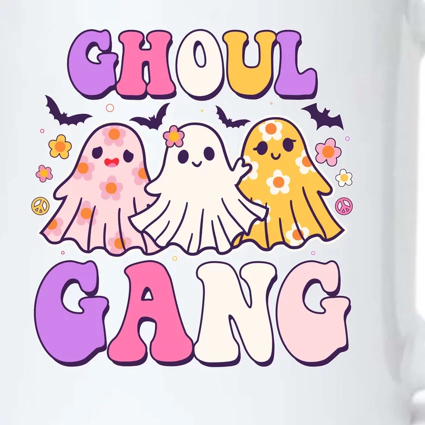 Cute Funny Retro Ghoul Gang Ghosts Black Color Changing Mug