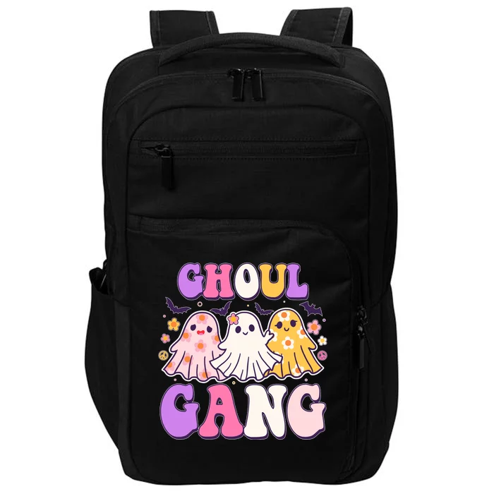 Cute Funny Retro Ghoul Gang Ghosts Impact Tech Backpack