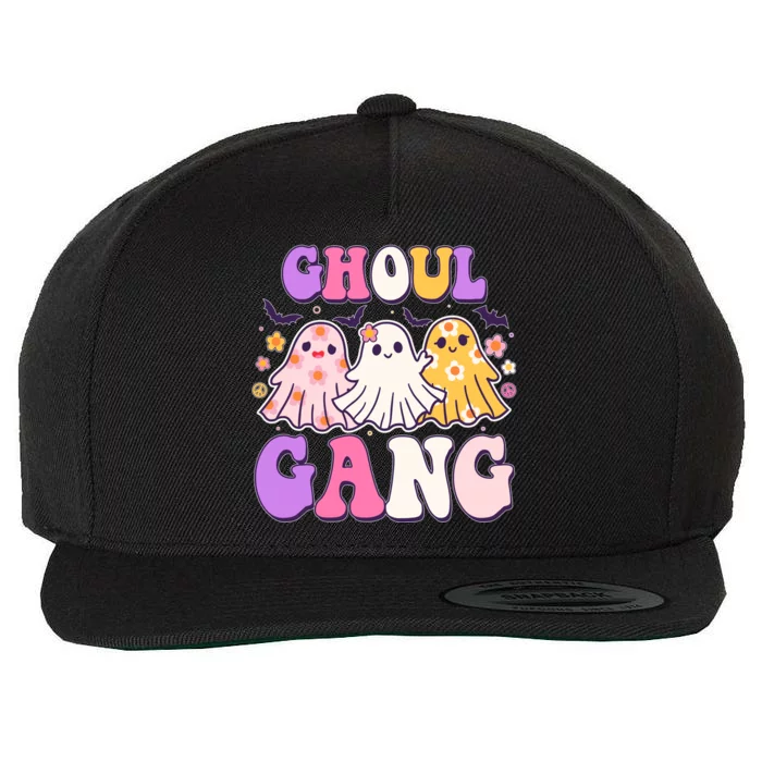 Cute Funny Retro Ghoul Gang Ghosts Wool Snapback Cap