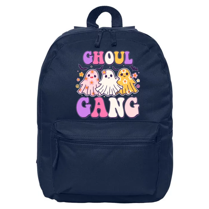 Cute Funny Retro Ghoul Gang Ghosts 16 in Basic Backpack