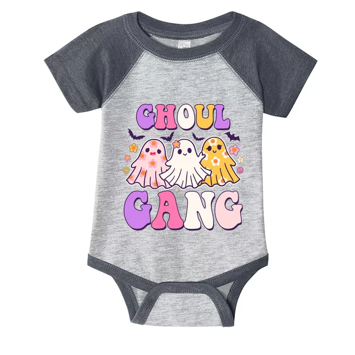 Cute Funny Retro Ghoul Gang Ghosts Infant Baby Jersey Bodysuit