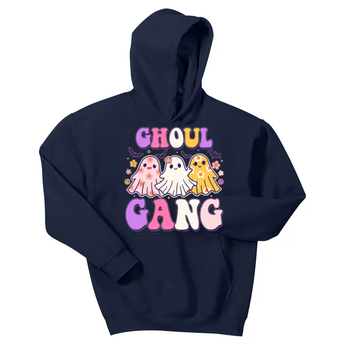 Cute Funny Retro Ghoul Gang Ghosts Kids Hoodie