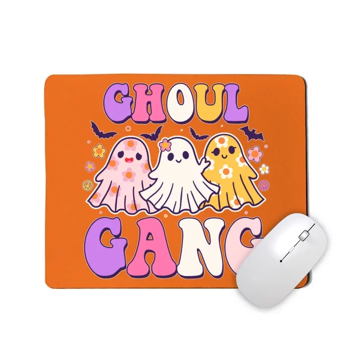 Cute Funny Retro Ghoul Gang Ghosts Mousepad