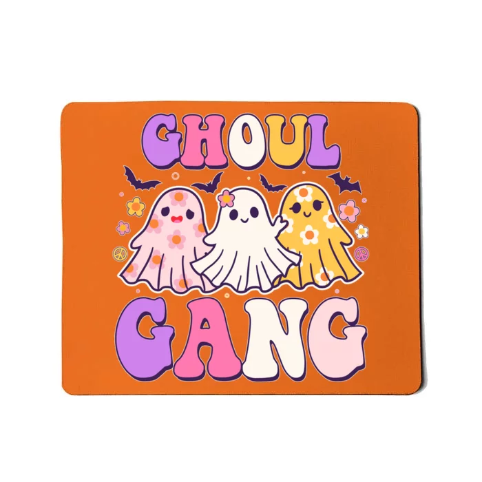 Cute Funny Retro Ghoul Gang Ghosts Mousepad