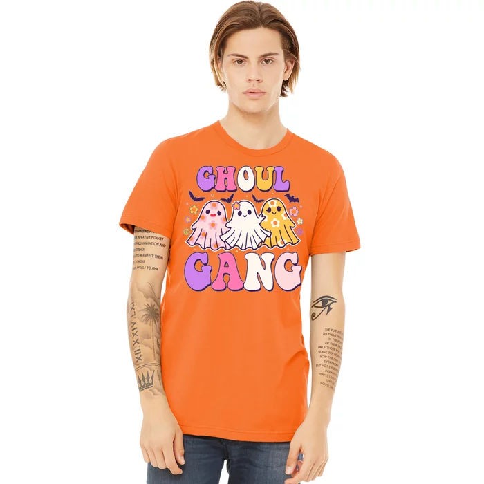 Cute Funny Retro Ghoul Gang Ghosts Premium T-Shirt