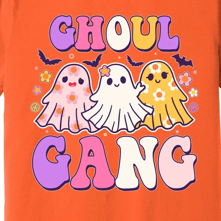 Cute Funny Retro Ghoul Gang Ghosts Premium T-Shirt