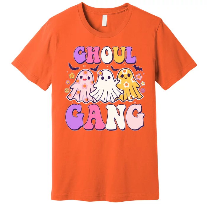 Cute Funny Retro Ghoul Gang Ghosts Premium T-Shirt