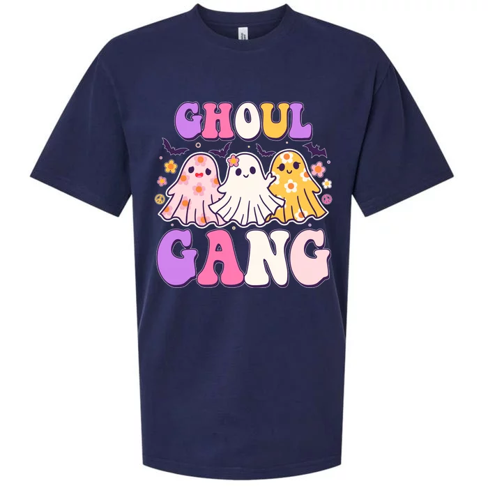 Cute Funny Retro Ghoul Gang Ghosts Sueded Cloud Jersey T-Shirt