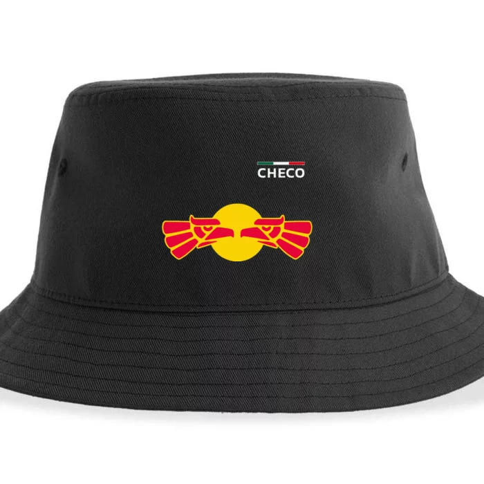 Checo Formula Racing Driver Fan Team Funny Hecho En Mexico Sustainable Bucket Hat