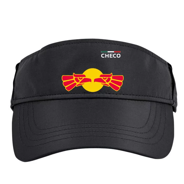 Checo Formula Racing Driver Fan Team Funny Hecho En Mexico Adult Drive Performance Visor