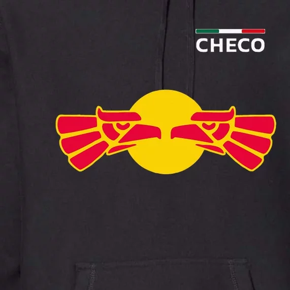 Checo Formula Racing Driver Fan Team Funny Hecho En Mexico Premium Hoodie