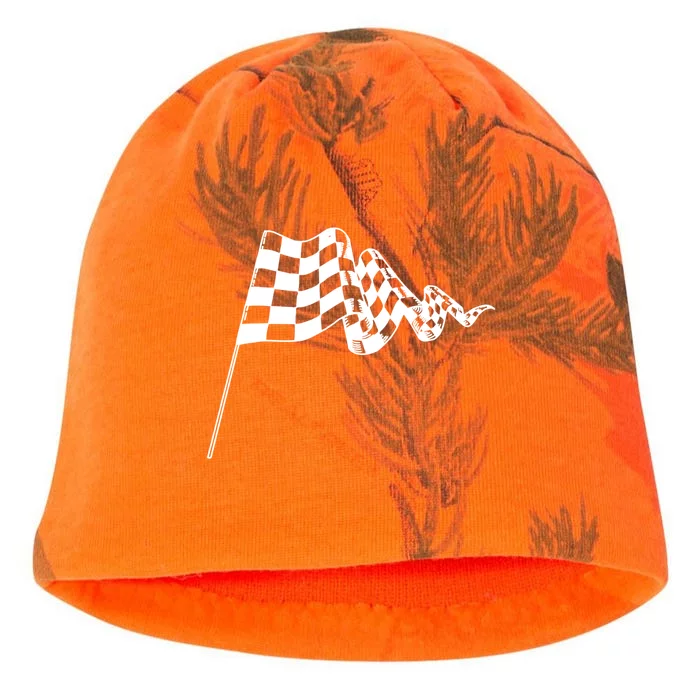 Checkered Flag Race Car Auto Racing Gift Kati - Camo Knit Beanie