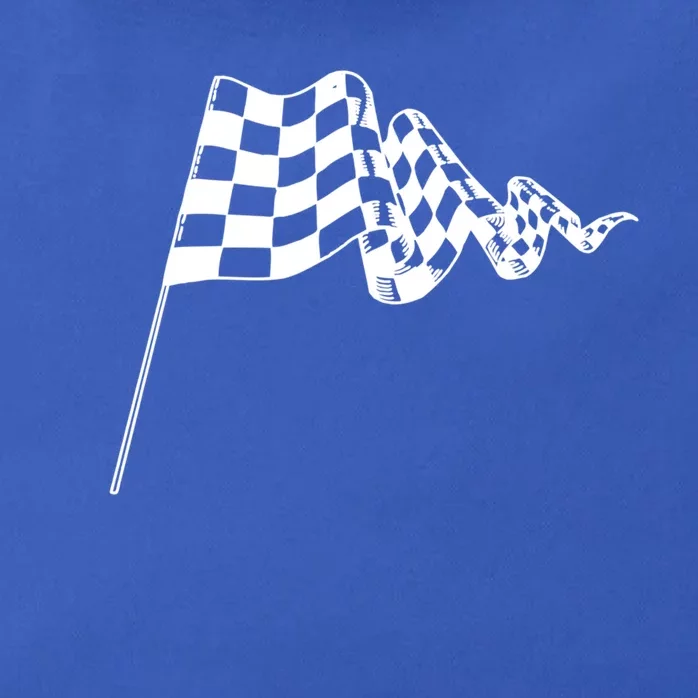 Checkered Flag Race Car Auto Racing Gift Zip Tote Bag