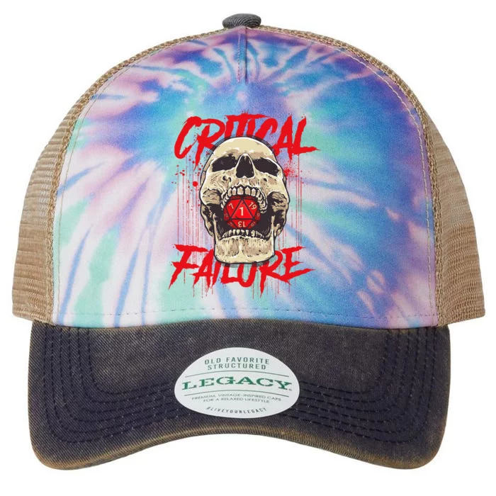 Critical Failure Roleplaying Game Legacy Tie Dye Trucker Hat