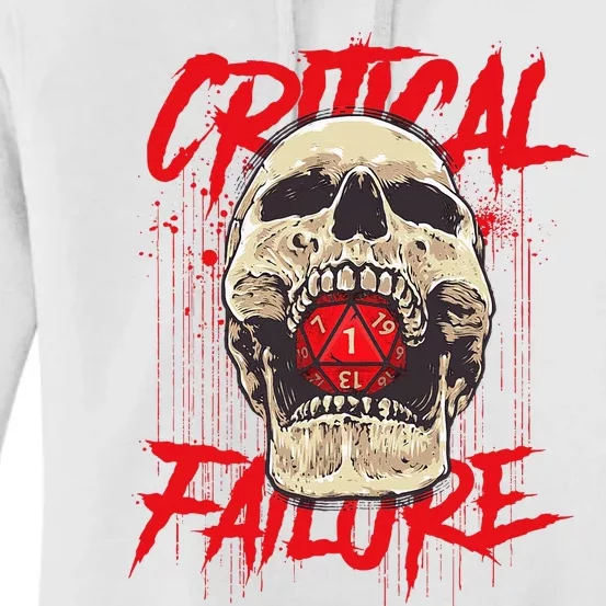 Critical Failure Roleplaying Game Women's Pullover Hoodie