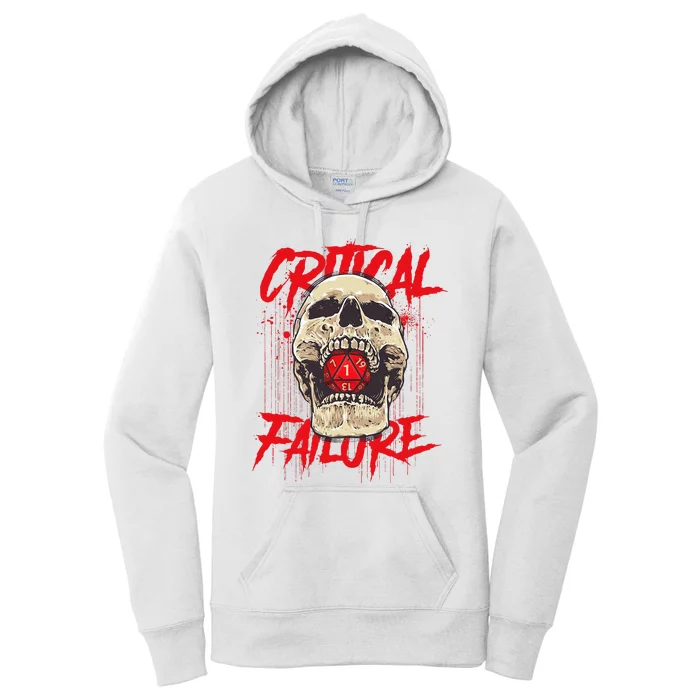 Critical Failure Roleplaying Game Women's Pullover Hoodie