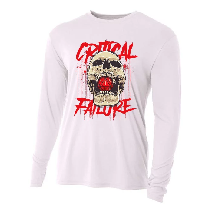 Critical Failure Roleplaying Game Cooling Performance Long Sleeve Crew