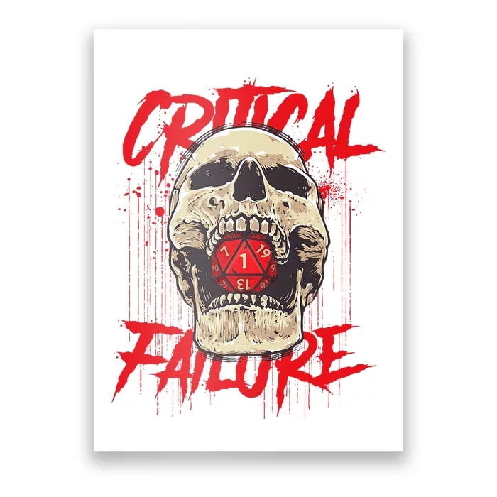 Critical Failure Roleplaying Game Poster