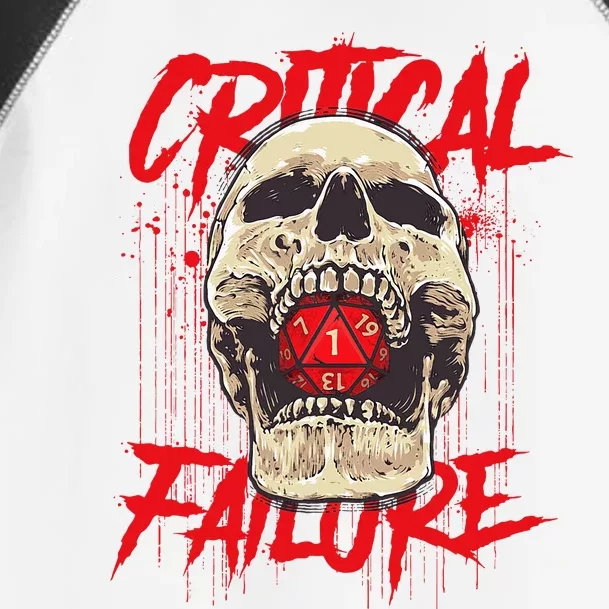 Critical Failure Roleplaying Game Toddler Fine Jersey T-Shirt