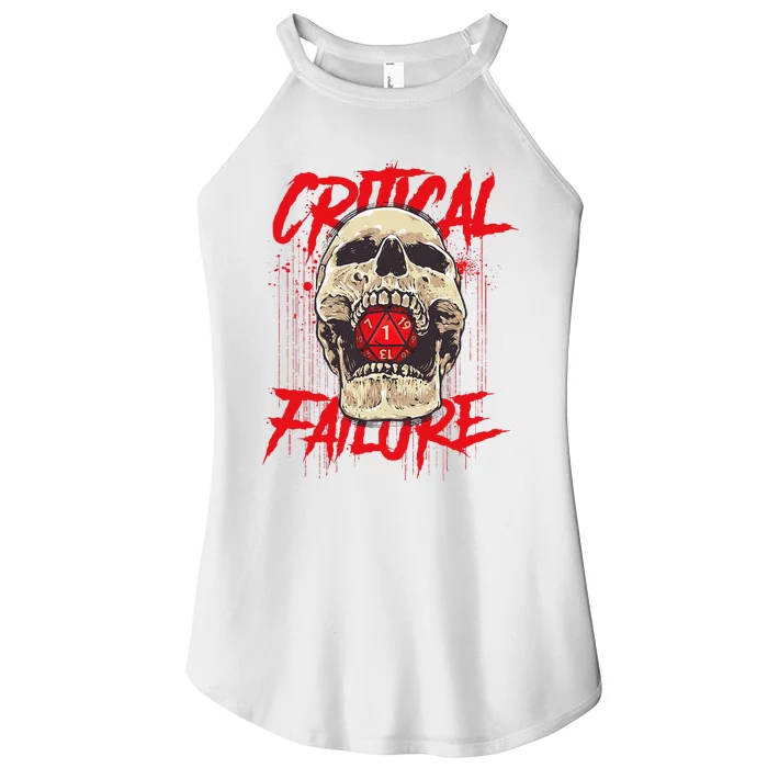 Critical Failure Roleplaying Game Women’s Perfect Tri Rocker Tank