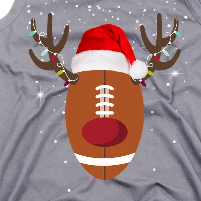 Christmas Football Reindeer Tank Top