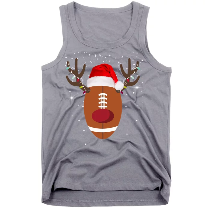 Christmas Football Reindeer Tank Top