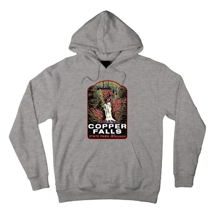 Copper Falls State Park Wisconsin Tall Hoodie