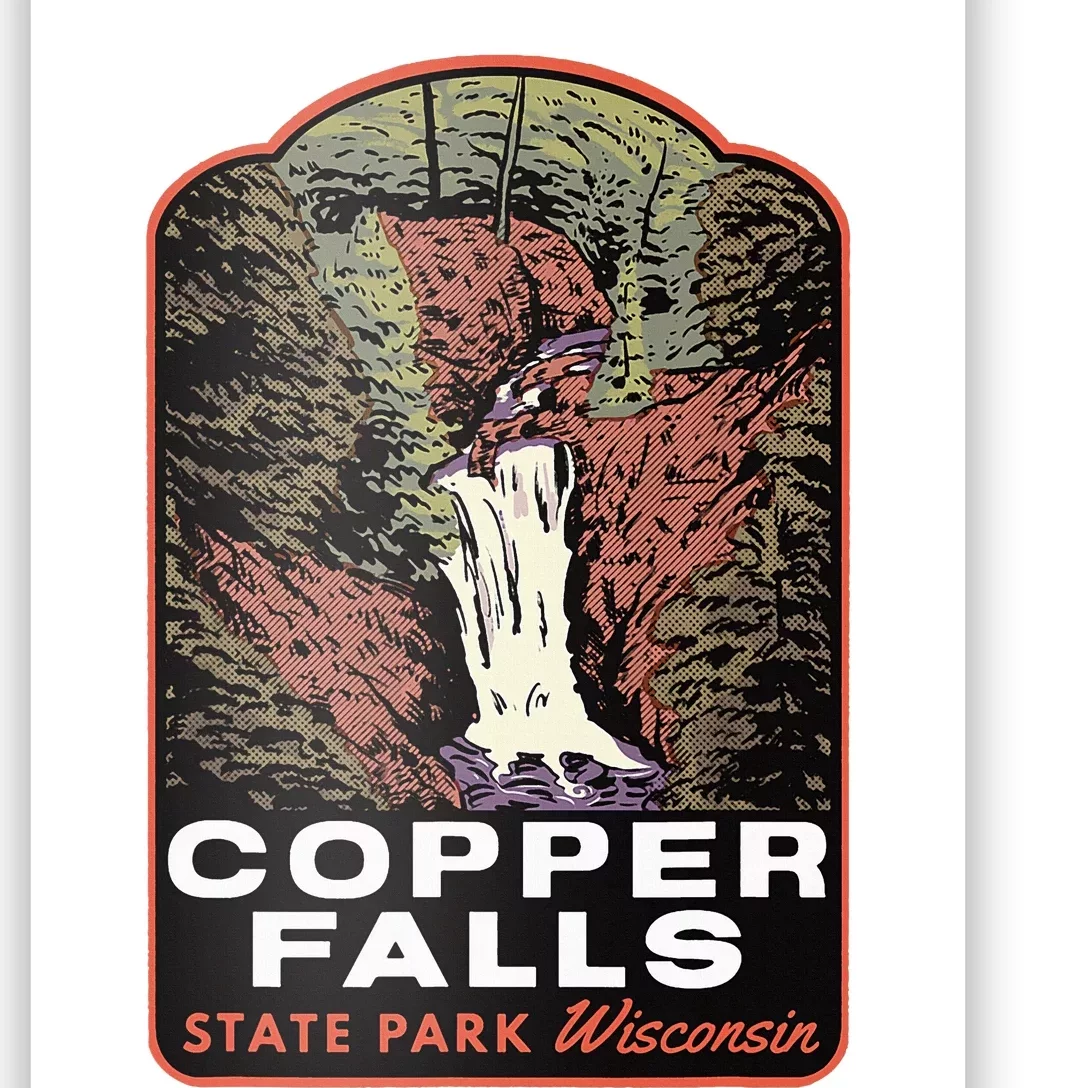 Copper Falls State Park Wisconsin Poster