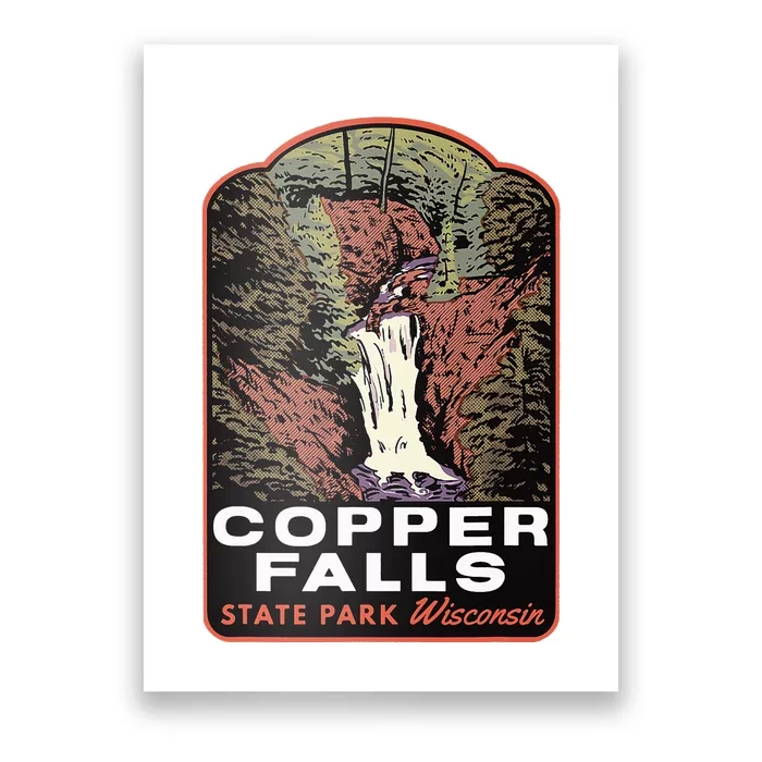 Copper Falls State Park Wisconsin Poster