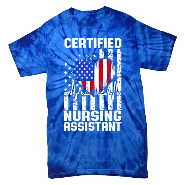 Cna Fun Skills Certified Nursing Assistant Cute Gift Tie-Dye T-Shirt