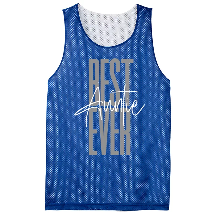 Cute For Sister Funny Novelty Top Best Auntie Ever Gift Mesh Reversible Basketball Jersey Tank