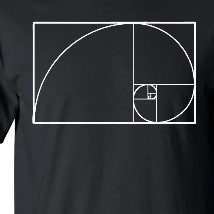 Cool Fibonacci Spiral Trendy Math Lover Science Teacher Tall T-Shirt