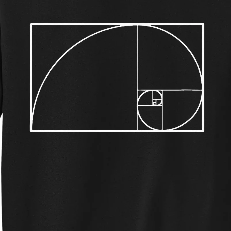 Cool Fibonacci Spiral Trendy Math Lover Science Teacher Tall Sweatshirt