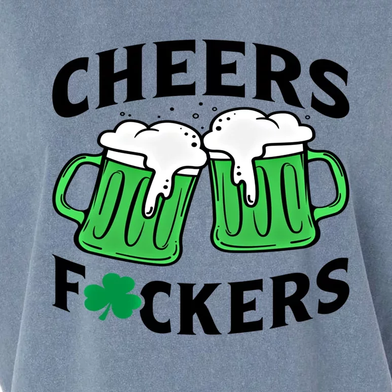 Cheers Fckers St Patricks Day Beer Ing Gift Garment-Dyed Women's Muscle Tee