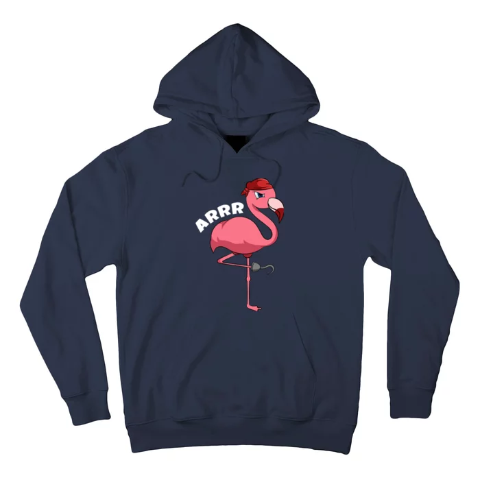 Caribbean Freebooter Sea Thief Girl Flamingo Pirate Hoodie