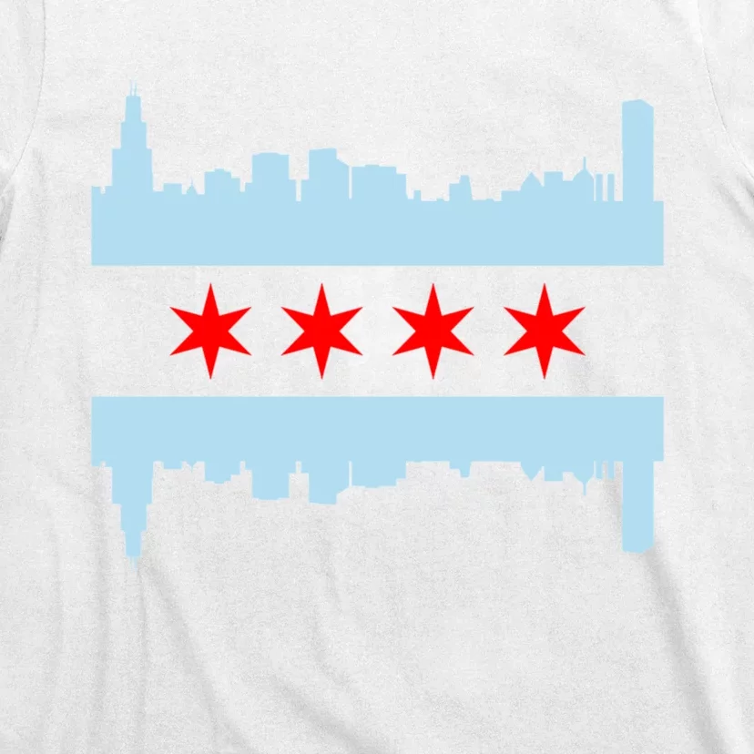 Chicago Flag Skyline T-Shirt