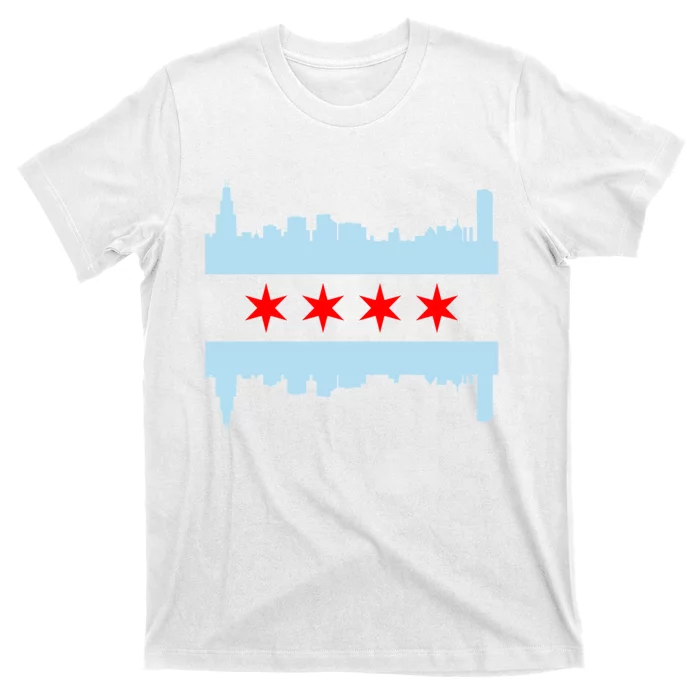 Chicago Flag Skyline T-Shirt