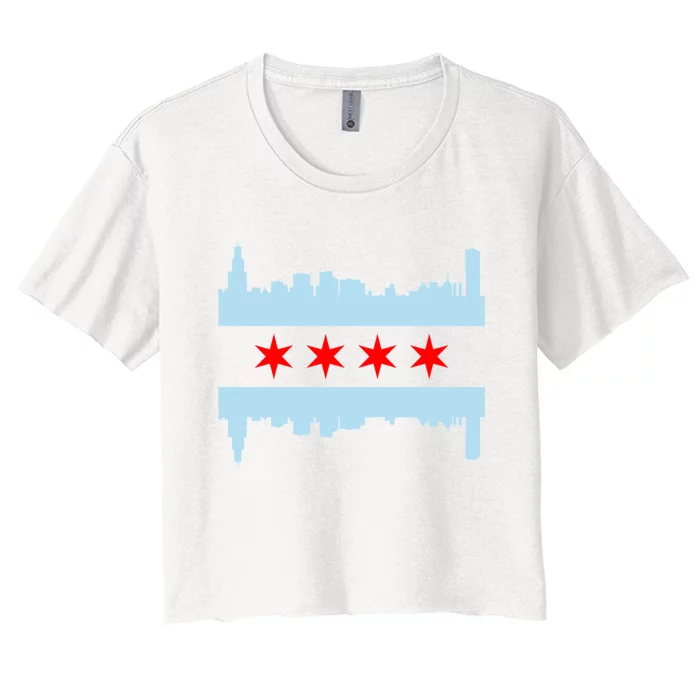 Chicago Skyline Flag Tee