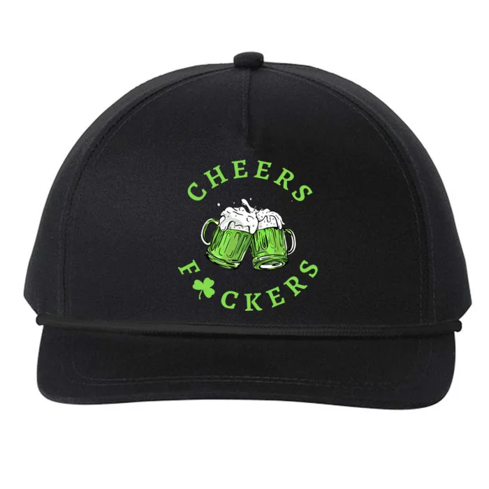 Cheers Fckers St Patricks Day Gift Snapback Five-Panel Rope Hat