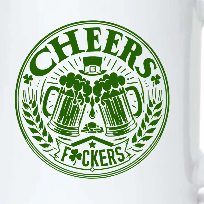 Cheers Fckers St Patricks Day MäNner Frauen Bier Trinken Gift Black Color Changing Mug