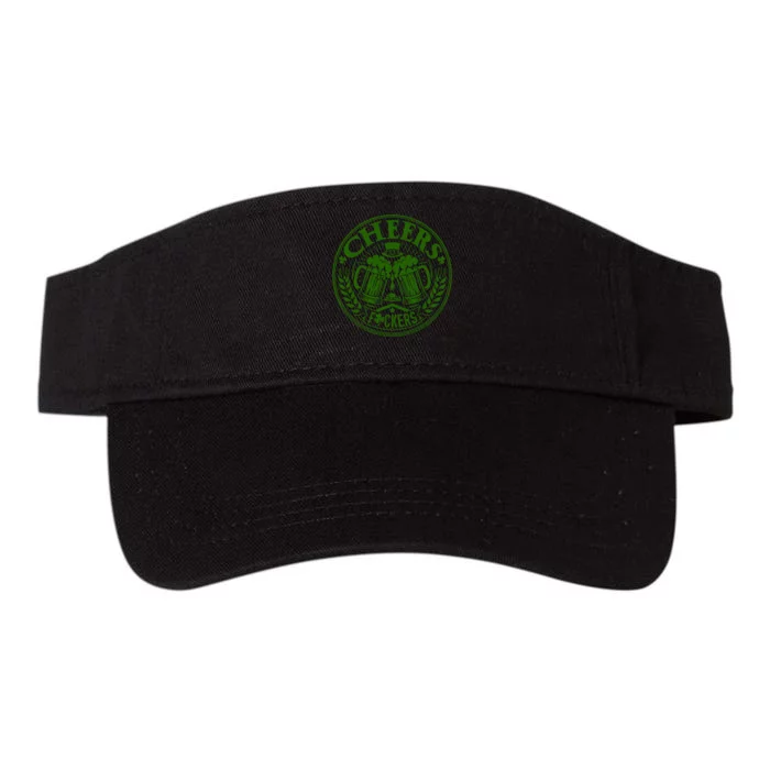 Cheers Fckers St Patricks Day MäNner Frauen Bier Trinken Gift Valucap Bio-Washed Visor