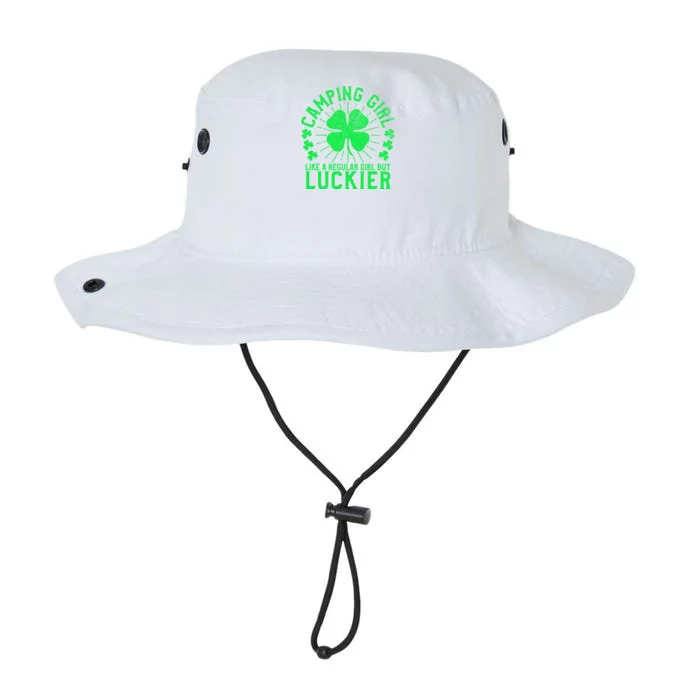 Camping Funny St Patrick's Day Female Camper Camp Lover Cute Gift Legacy Cool Fit Booney Bucket Hat