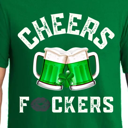 Cheers Fckers St Patricks Day Beer Ing Funny Funny Gift Pajama Set