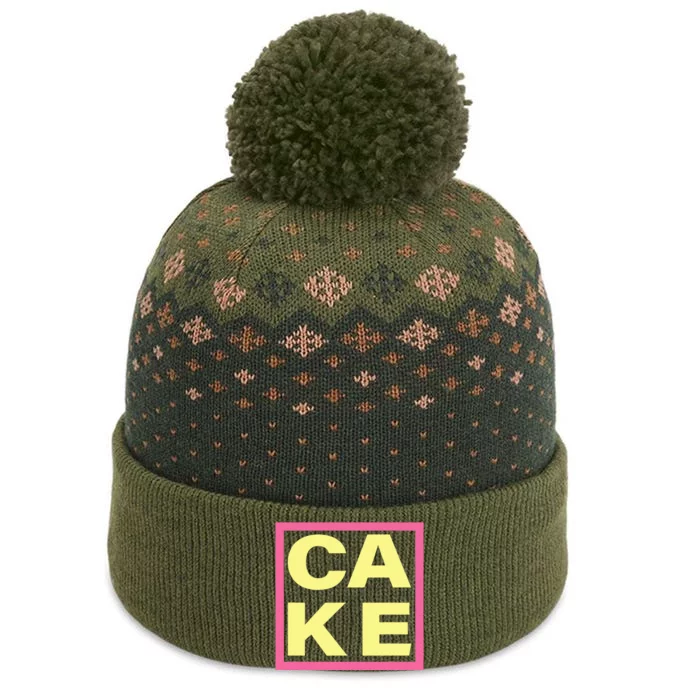 Cake Funny Sweet Baking Frosting The Baniff Cuffed Pom Beanie