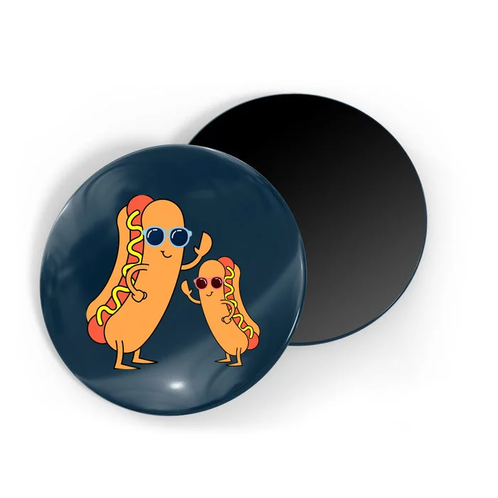 Cool Franks Sausages Weiner Fast Food Sunglasses Hot Dog Magnet