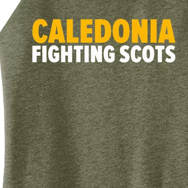 Caledonia Fighting Scots Bold Women’s Perfect Tri Rocker Tank